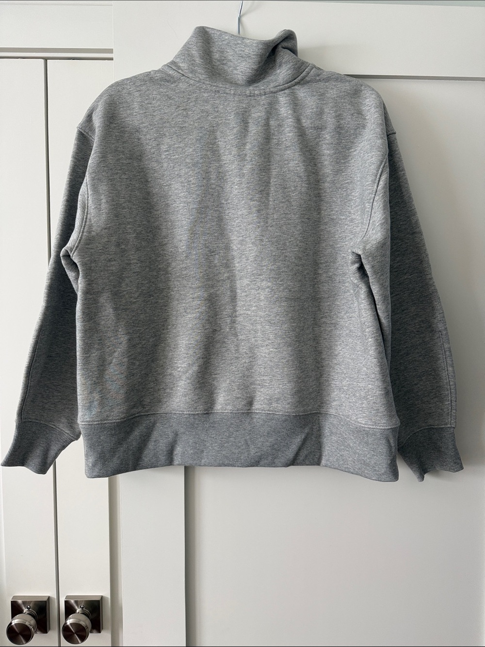 Everlane Gray Quarter-Zip Sweatshirt - Picture 5 of 5